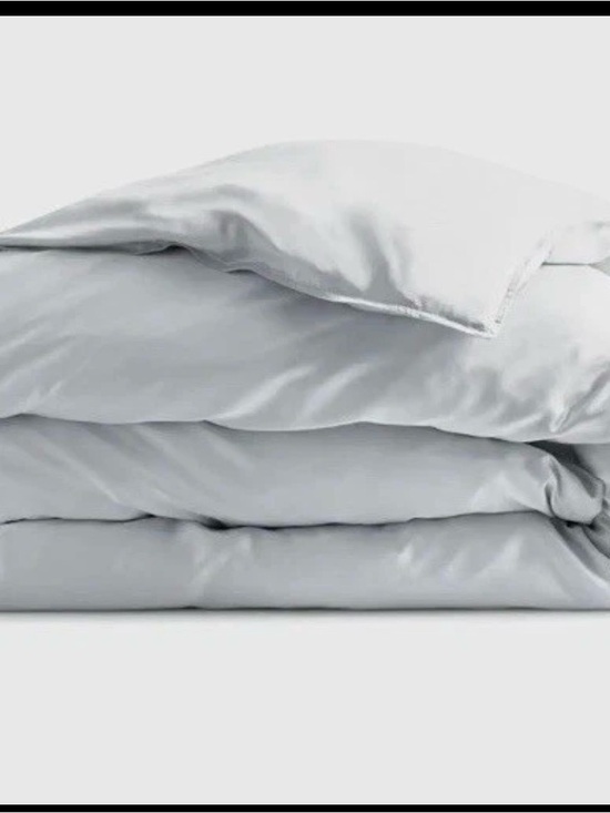 Quince Other - Quince Bamboo Viscose Duvet Cover Full/Queen Mist Soft Luxury